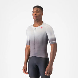 CASTELLI Cycling short sleeve jersey - UPF - grey
