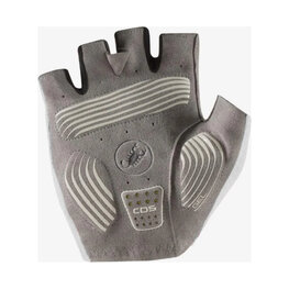 CASTELLI Cycling fingerless gloves - ESPRESSO - white