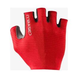 CASTELLI Cycling fingerless gloves - ESPRESSO - red