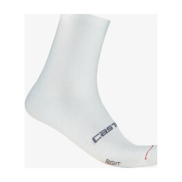 CASTELLI Cyclingclassic socks - ESPRESSO 12 - white