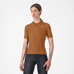 CASTELLI Cycling short sleeve jersey - LIBERA 2 - brown
