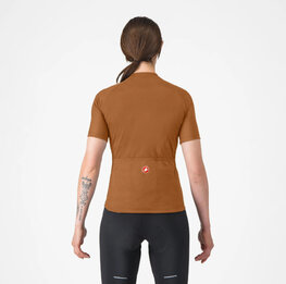 CASTELLI Cycling short sleeve jersey - LIBERA 2 - brown