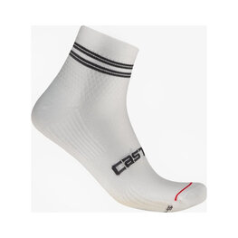 CASTELLI Cycling ankle socks - ANIMA 7 - white