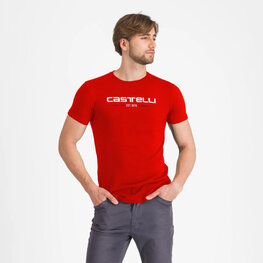 CASTELLI Cycling short sleeve t-shirt - CASTELLI '76 - red