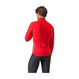 CASTELLI Cycling thermal jacket - COMPETIZIONE - red
