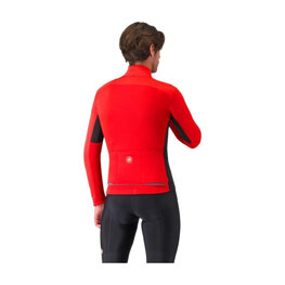 CASTELLI Cycling thermal jacket - ENTRATA 2 - red