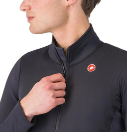 CASTELLI Cycling thermal jacket - ENTRATA 2 - black