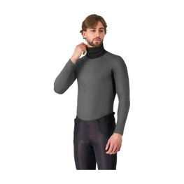 CASTELLI Cycling long sleeve t-shirt - FLANDERS 2 HIGH NECK - grey