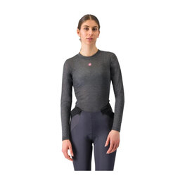 CASTELLI Cycling long sleeve t-shirt - MEDIO BASE LAYER W - grey