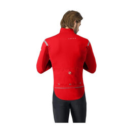 CASTELLI Cycling thermal jacket - PERFETTO ROS 3 - red