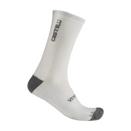 CASTELLI Cyclingclassic socks - VENTI SOFT MERINO - white