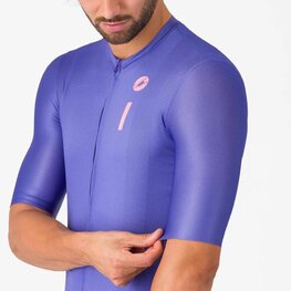 CASTELLI Cycling short sleeve jersey - DRITTONE LOGO - blue