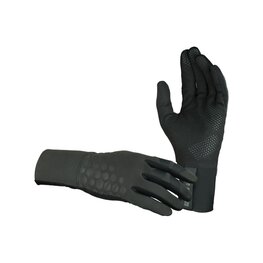 IXS Cycling long-finger gloves - FLOW WINDBREAKER - black