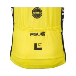 AGU Cycling short sleeve jersey - REPLICA VISMA | LEASE A BIKE K 2024 - yellow/black