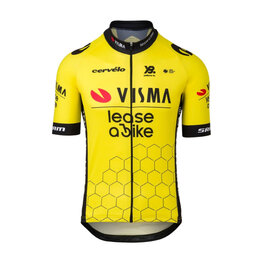 RAPIDGEAR Cycling short sleeve jersey - REPLICA VISMA 2025 - yellow