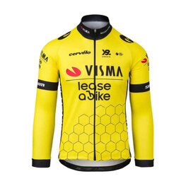 RAPIDGEAR Cycling summer long sleeve jersey - REPLICA VISMA 2025 - yellow