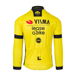 RAPIDGEAR Cycling summer long sleeve jersey - REPLICA VISMA 2025 - yellow