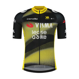 RAPIDGEAR Cycling short sleeve jersey - VISMA TDF25 REPLICA JERSEY - yellow/black
