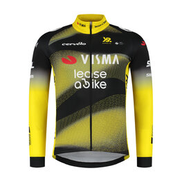 RAPIDGEAR Cycling summer long sleeve jersey - VISMA TDF25 REPLICA JERSEY - yellow/black