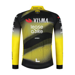 RAPIDGEAR Cycling summer long sleeve jersey - VISMA TDF25 REPLICA JERSEY - yellow/black