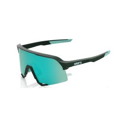 100% SPEEDLAB Cycling sunglasses - S3 - black/turquoise