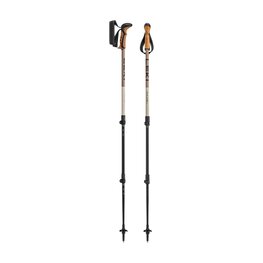 LEKI sticks - KHUMBU 110-145 CM - brown/black