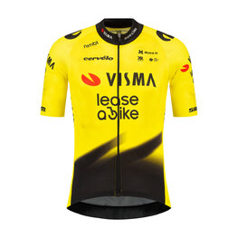 RAPIDGEAR Cycling short sleeve jersey - REPLICA VISMA 2026 - yellow/black