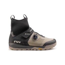 NORTHWAVE Cycling shoes - KINGROCK PLUS GTX - black/brown