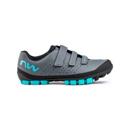 NORTHWAVE Cycling shoes - HAMMER  - grey/turquoise