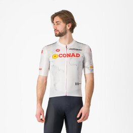 CASTELLI Cycling short sleeve jersey - GIRO 108 COMPETIZIONE 3 - white