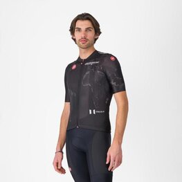 CASTELLI Cycling short sleeve jersey - GIRO 108 COMPETIZIONE 3 - black