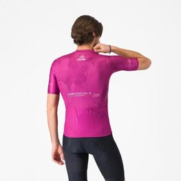 CASTELLI Cycling short sleeve jersey - GIRO 108 COMPETIZIONE 3 - purple