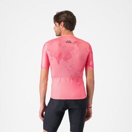 CASTELLI Cycling short sleeve jersey - GIRO 108 COMPETIZIONE 3 - pink