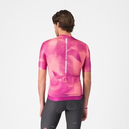 CASTELLI Cycling short sleeve jersey - GIRO ESPRESSO - pink