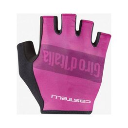 CASTELLI Cycling fingerless gloves - GIRO 2 - purple