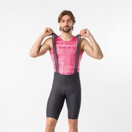 CASTELLI Cycling bib shorts - GIRO TROFEO 2 - grey