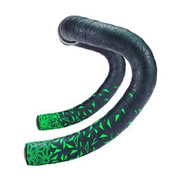SUPACAZ handlebar tape - SUPER STICKY KUSH  - black/green