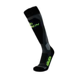 HAVEN Cycling knee-socks - COMPRESSIVE SKI - grey
