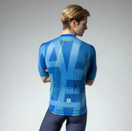 ALÉ Cycling short sleeve jersey - PR-E SYNERGY - blue