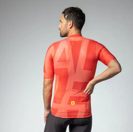 ALÉ Cycling short sleeve jersey - PR-E SYNERGY - red