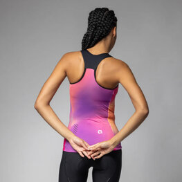 ALÉ Cycling sleeveless jersey - AURORA PRAGMA - pink/purple