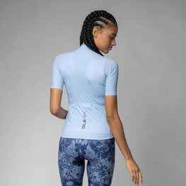 ALÉ Cycling short sleeve jersey - COLOR BLOCK PRAGMA - light blue