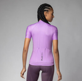 ALÉ Cycling short sleeve jersey - COLOR BLOCK PRAGMA - purple