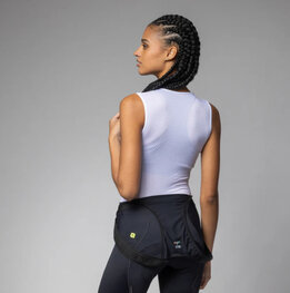 ALÉ Cycling sleeve less t-shirt - VELO ACTIVE INTIMO - white