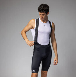 ALÉ Cycling bib shorts - CORSA 2.0 PRAGMA - black