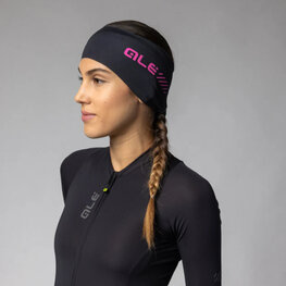 ALÉ Cycling headband - ACCESSORI FONDO - black/pink