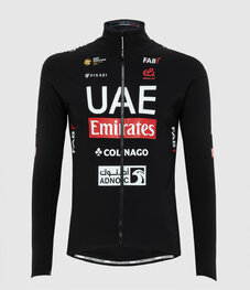PISSEI Cycling thermal jacket - UAE TEAM EMIRATES 2024 - black