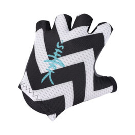 Q36.5 Cycling fingerless gloves - NIBALI SHARK - white/black