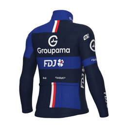 ALÉ Cycling thermal jacket - GROUPAMA FDJ 2025 WINTER - blue