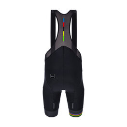 SANTINI Cycling bib shorts - UCI OFFICIAL WORLD CHAMPION - black